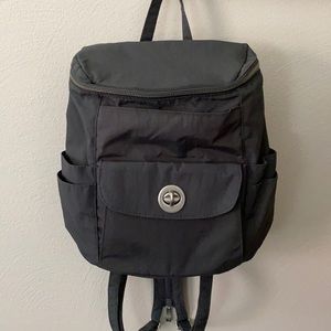 Baggallini Backpack grey with pink lining